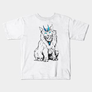 Izrral, Queen of the Ice Cats Kids T-Shirt